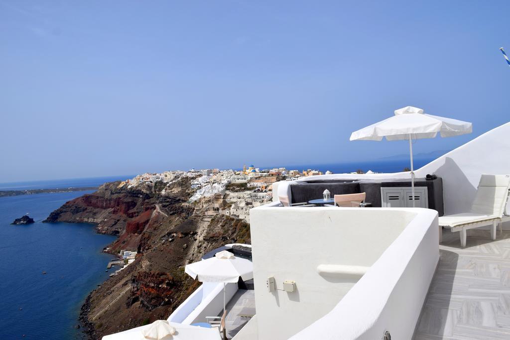 Captain John Villas Oia - Caldera & Sunset View Eksteriør billede